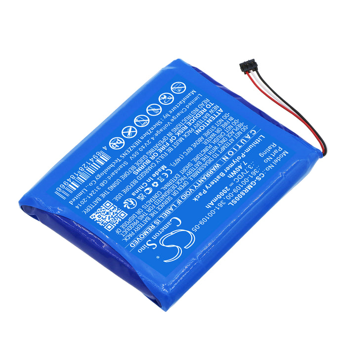 CS-GMR800SL : Battery for Garmin DEZL OTR800, DEZL OTR800 MT-S, Overlander - Replaces Garmin 361-00109-00, 361-00109-05