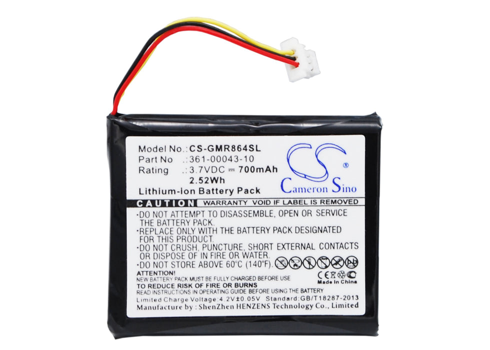 CS-GMR864SL : Battery for Garmin Delta, Delta Upland handhelds, Delta Handheld and others - Replaces Garmin 361-00043-10, 010-11864-00, 010-01069-01