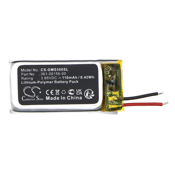 CS-GMS500SL : Battery for Garmin vivosmart 5 - Replaces Garmin 361-00156-00