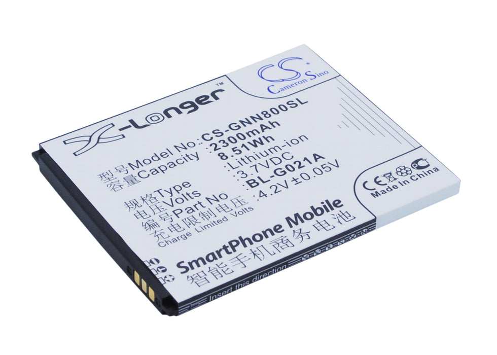 CS-GNN800SL : Battery for GIONEE GN800, GN708T, GN708W and others - Replaces GIONEE BL-G021A