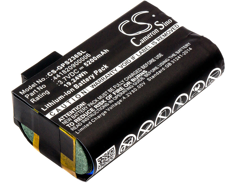 CS-GPS236SL : Battery for Getac PS236, PS336, PS236C - Replaces Getac 441820900006