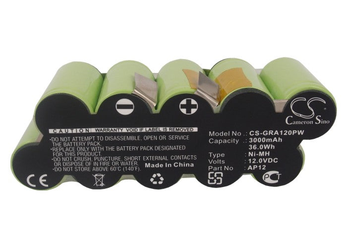 CS-GRA120PW : Battery for Gardena 2110, 2150, 2155 and others - Replaces Gardena AP12