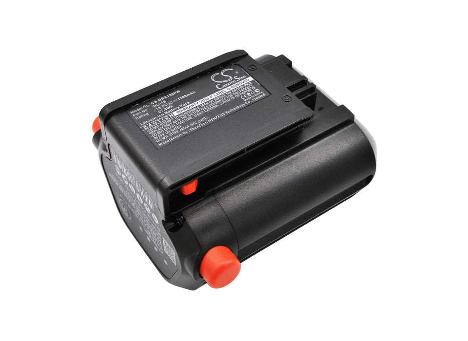 CS-GRA180PW : Battery for Gardena Accu Hedge Trimmer EasyCut Li-18/50, Telescopic Accu Hedge Trimmer THS Li-18/42, High Delimber TCS Li-18/20 and others - Replaces Gardena BLi-18, 09840-20, 09839-20