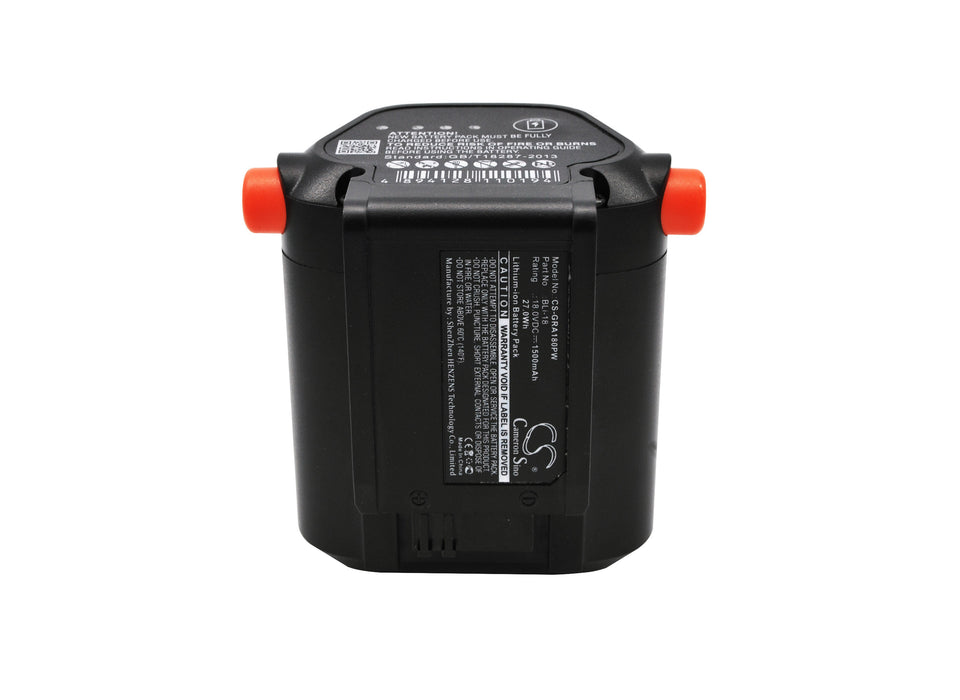 CS-GRA180PW : Battery for Gardena Accu Hedge Trimmer EasyCut Li-18/50, Telescopic Accu Hedge Trimmer THS Li-18/42, High Delimber TCS Li-18/20 and others - Replaces Gardena BLi-18, 09840-20, 09839-20