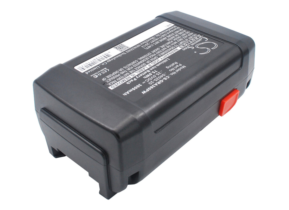 CS-GRA380PW : Battery for Gardena Accu-Spindelmaher 380 Li, Spindelmaher 380 Li, 648872 and others - Replaces Gardena 04025-20, 8838, 4025-00.640.00 and others