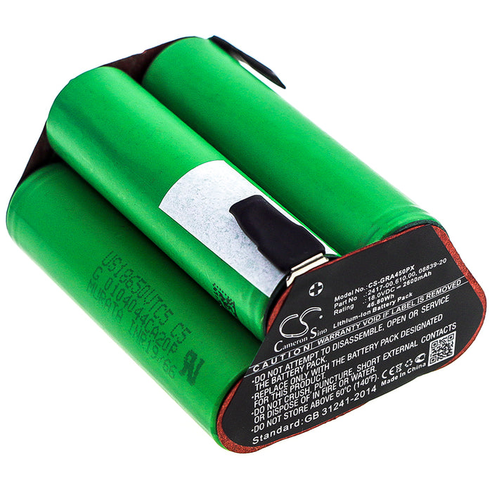 CS-GRA450PX : Battery for Gardena Accucut 400Li, Accucut 450Li, 02417-20 - Replaces Gardena 2417-00.610.00, 08839-20