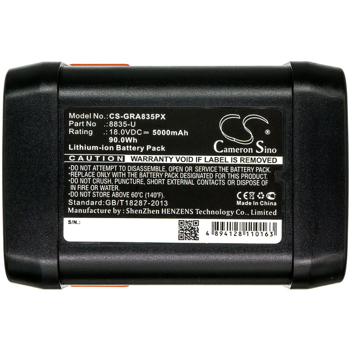 CS-GRA835PX : Battery for Gardena 8841, 8840, AccuCut Li 400 and others - Replaces Gardena 8835-U, 8835, 8839-20