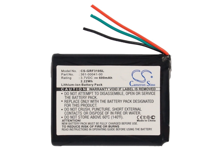 CS-GRF310SL : Battery for Garmin Forerunner 310XT - Replaces Garmin 361-00041-00