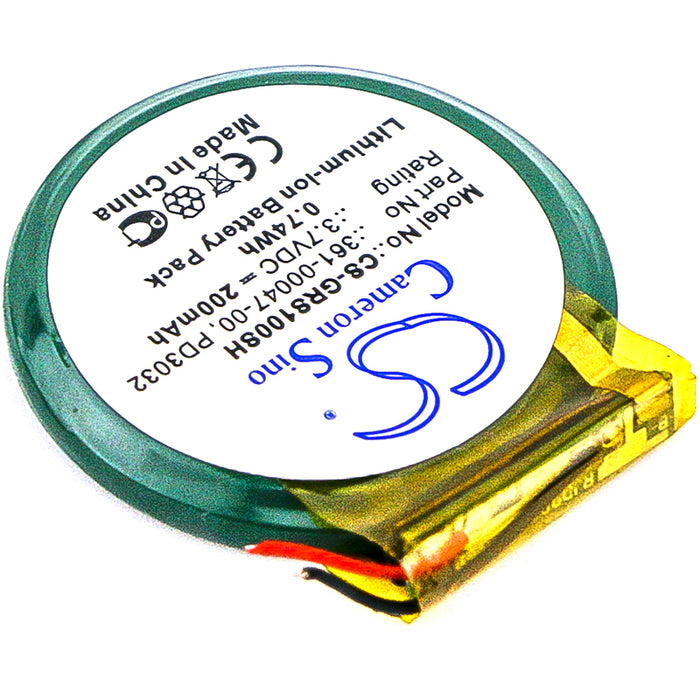 Fore Ru CS-GRS100SH : Battery for Garmin Forerunner S1, Forerunner S1W, Foreru ...