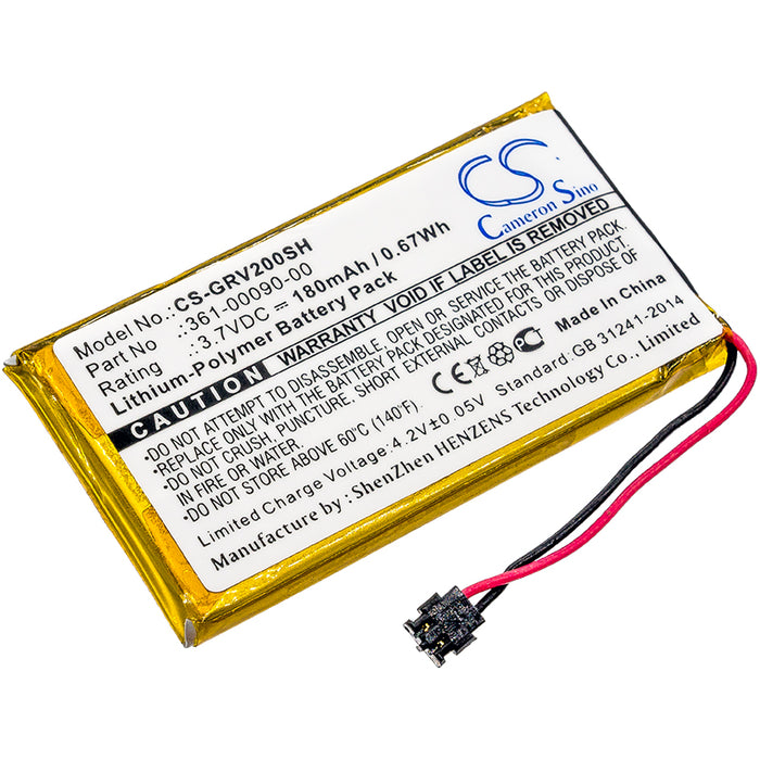 CS-GRV200SH : Battery for Garmin Vivoactive HR - Replaces Garmin 361-00090-00