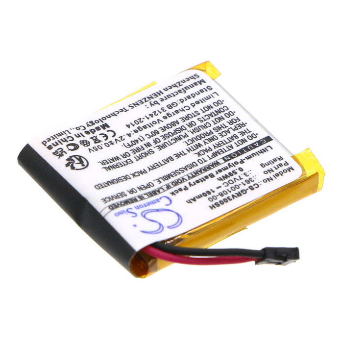 CS-GRV300SH : Battery for Garmin Vivoactive 3, Vivoactive 3 Music - Replaces Garmin 361-00108-00, 361-00108-01