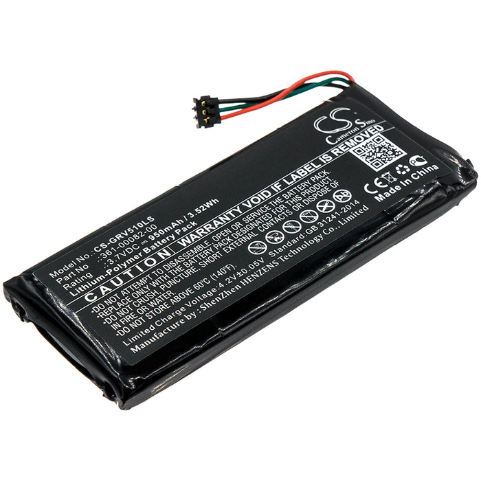 CS-GRV510LS : Battery for Garmin Varia TL, RTL510, Varia RTL501 and others - Replaces Garmin 361-00082-00