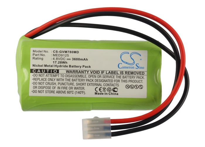 CS-GVM780MD : Battery for Ohmeda Anesthesia Ventilator 7800, Anesthesia Ventilator 7810, 7800 - Replaces Ohmeda MED9125, OM10788, B10788