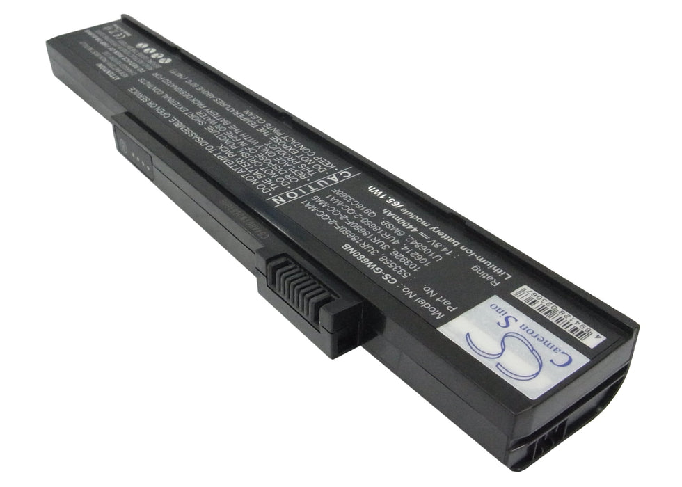 CS-GW680NB : Battery for Gateway M360, M460, M680 and others - Replaces Gateway 103329, 103926, 106214 and others