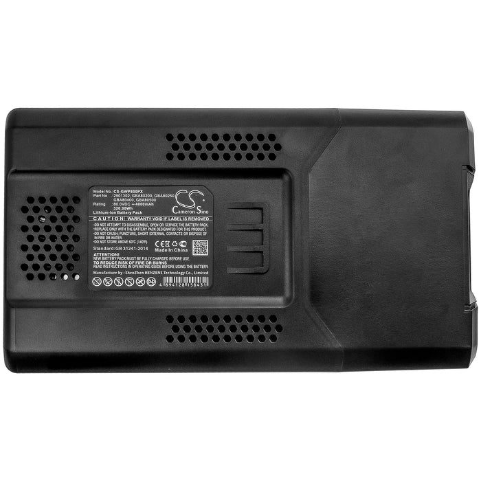 CS-GWP800PX : Battery for Cramer 82V 82B900, 82V 82UC, KM Domus 82V and others - Replaces Stiga SBT 2580AE, SBT 4080 AE, SBT 5080 AE