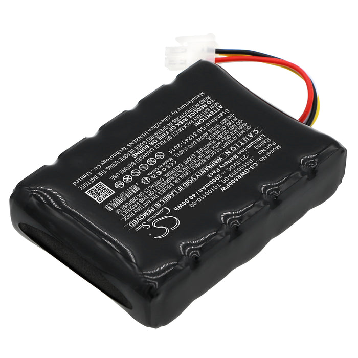 CS-GWR800PW : Battery for Cramer RM 800, RM 800D, RM 1000 and others - Replaces Cramer R0100999-00, T0100110-00