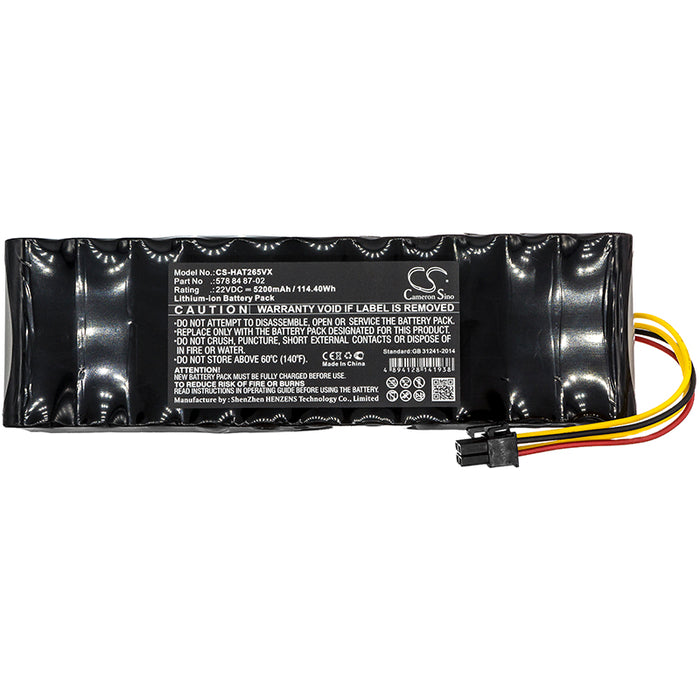 CS-HAT265VX : Battery for Husqvarna Automower 265ACX, 265ACX G2-2, Automower 265ACX 2012 and others - Replaces Husqvarna 578 84 87-02, 578 84 87-01, 578 84 87-03 and others