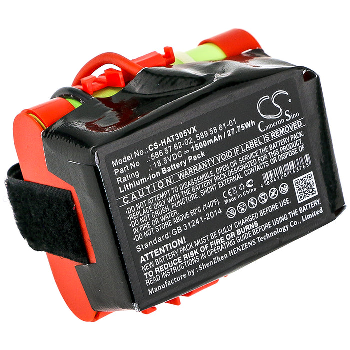 CS-HAT305VX : Battery for Gardena R40, R50, R70 and others - Replaces Gardena 586 57 62-02, 589 58 61-01