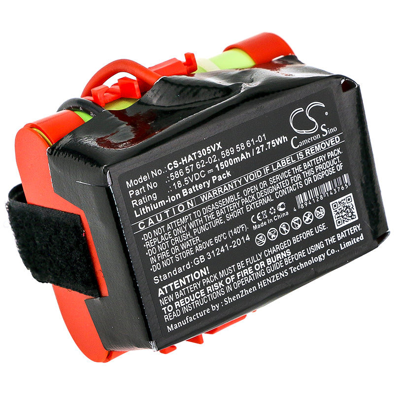 CS-HAT305VX : Battery for Gardena R40, R50, R70 and others - Replaces ...