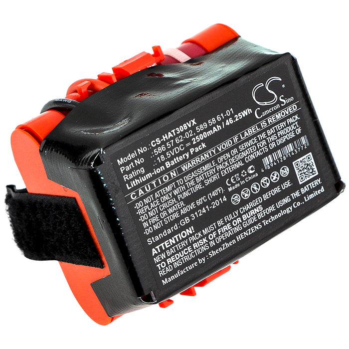 CS-HAT308VX : Battery for Gardena R40, R50, R70 and others - Replaces Gardena 586 57 62-02, 589 58 61-01