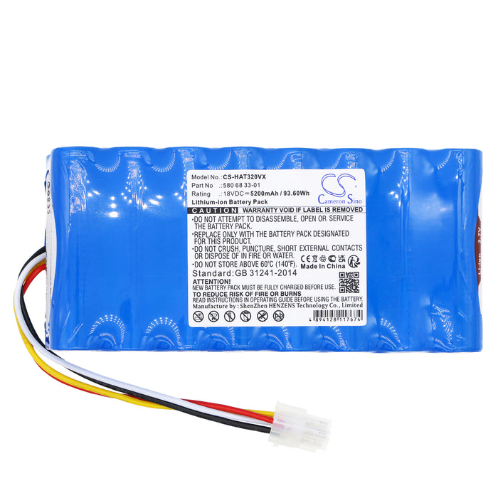 CS-HAT320VX : Battery for Husqvarna Automower 320, Automower 330X, Automower 430 and others - Replaces Husqvarna 580 68 33-01, 580 68 33-02, 580 68 33-03 and others