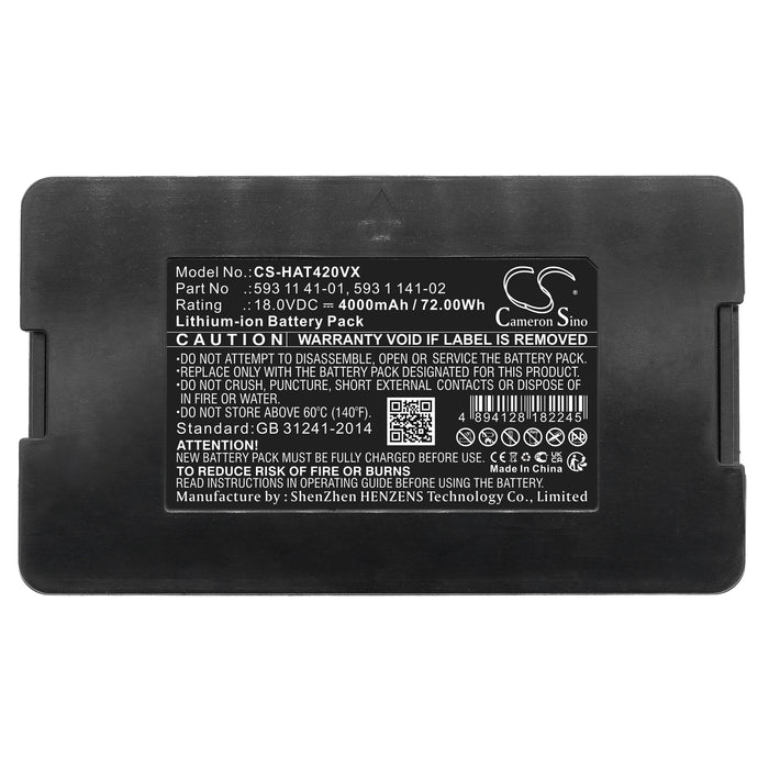 CS-HAT420VX : Battery for Husqvarna Automower 320 2013, Automower 320 2014, Automower 320 2015 and others - Replaces Husqvarna 593 11 41-01, 593 1 141-02, 593 11 41-03 and others