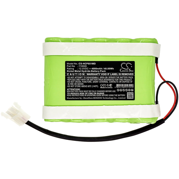 CS-HCP851MD : Battery for Hellige Defi SCP851, Defi SCP852, Defibrillator SCP851 and others - Replaces Hellige 110028