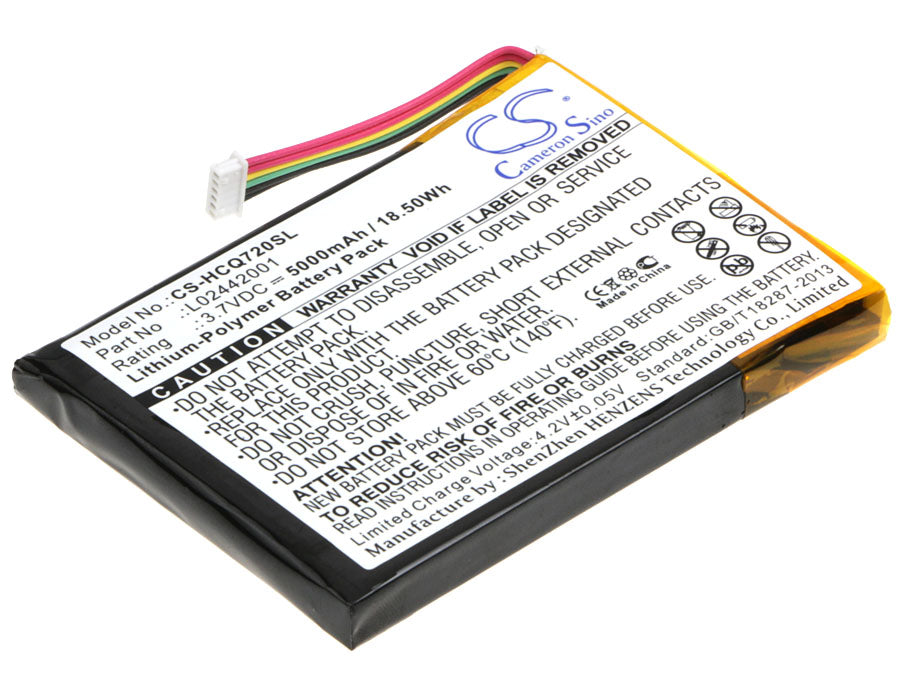 CS-HCQ720SL : Battery for HP eStation Zeen, CQ720A, Photosmart eStation C510 - Replaces HP L02442001