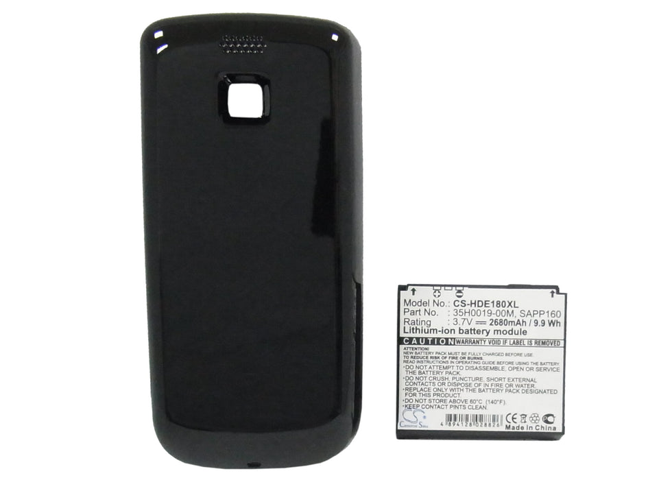 CS-HDE180XL : Battery for T-Mobile MyTouch 3G, G1 Touch - Replaces T-Mobile 35H00119-00M, BA S350, SAPP160