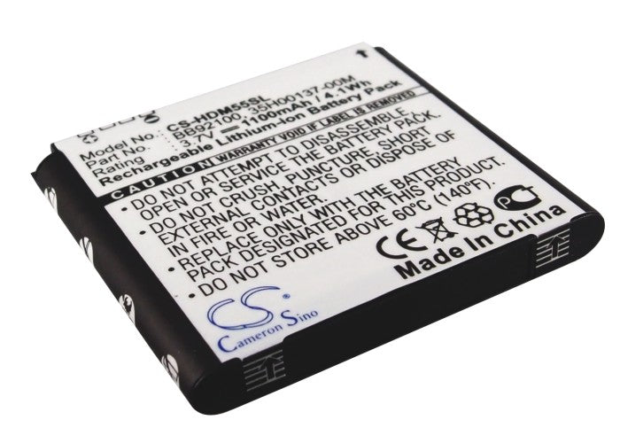 CS-HDM55SL : Battery for SoftBank S31HT - Replaces SoftBank BB92100, 35H00137-00M, BA S430