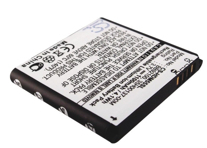 CS-HDM55SL : Battery for SoftBank S31HT - Replaces SoftBank BB92100, 35H00137-00M, BA S430