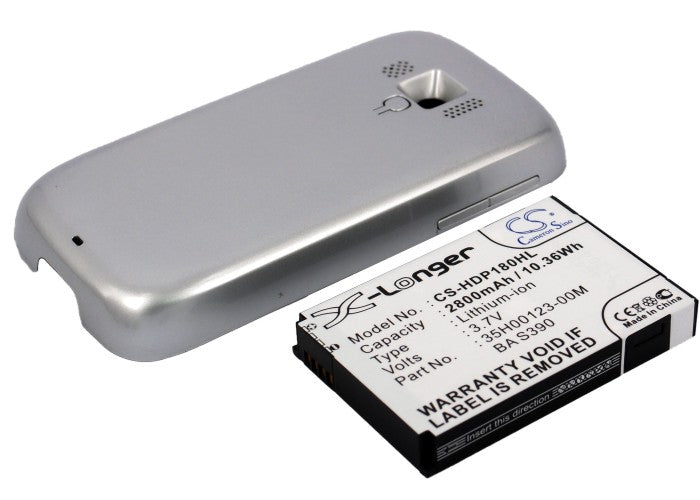 CS-HDP180HL : Battery for T-Mobile Touch Pro 2, Touch Pro II - Replaces T-Mobile BA S390, RHOD160, 35H00123-00M and others