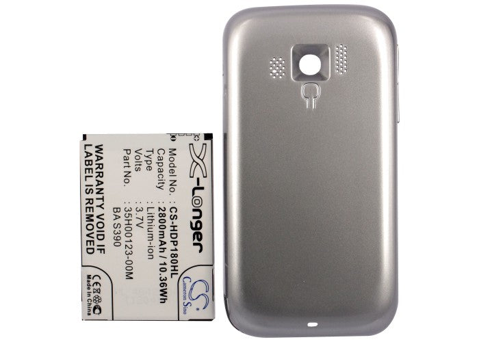 CS-HDP180HL : Battery for T-Mobile Touch Pro 2, Touch Pro II - Replaces T-Mobile BA S390, RHOD160, 35H00123-00M and others