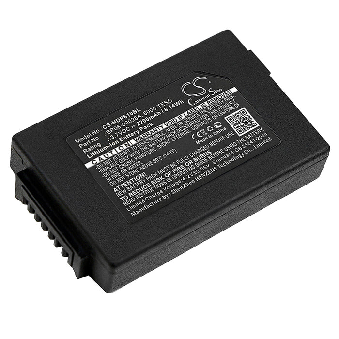 CS-HDP610BL : Battery for Honeywell Dolphin 6100, Dolphin 6110, ScanPal 5100 and others - Replaces Honeywell 6000-BTSC, BP06-00029A, BP06-00028A and others