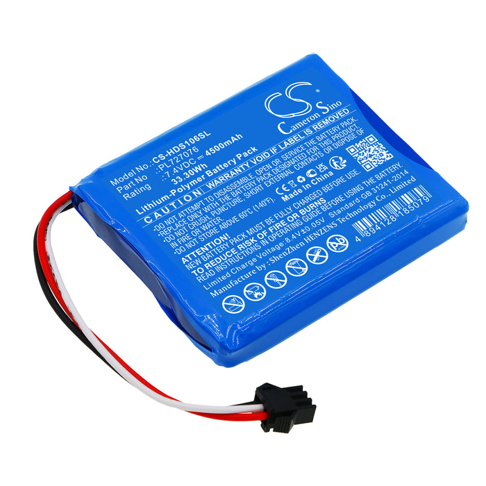 CS-HDS106SL : Battery for Hantek DSO-1062B, DSO-1202B, DSO-1202S - Replaces Hantek PL727076