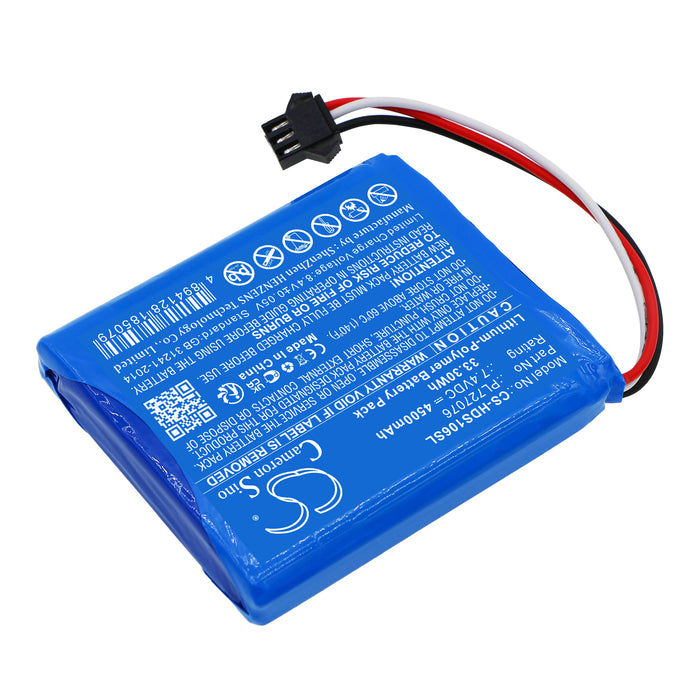 CS-HDS106SL : Battery for Hantek DSO-1062B, DSO-1202B, DSO-1202S - Replaces Hantek PL727076