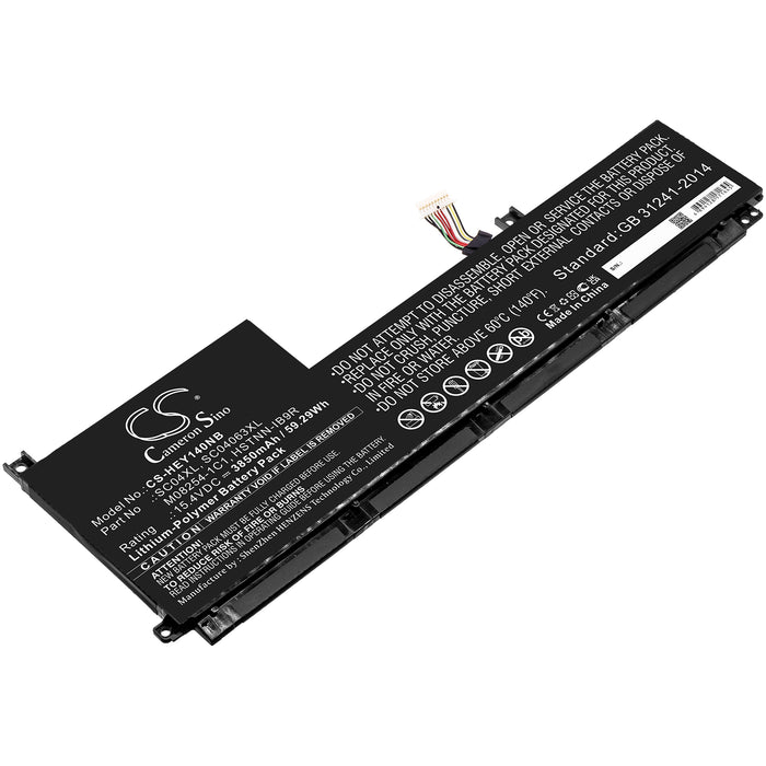 CS-HEY140NB : Battery for HP Envy 14-EB0000NF, Envy 14-EB0006NJ, Envy 14-EB0008NP and others - Replaces HP SC04XL, SC04063XL, M08254-1C1 and others