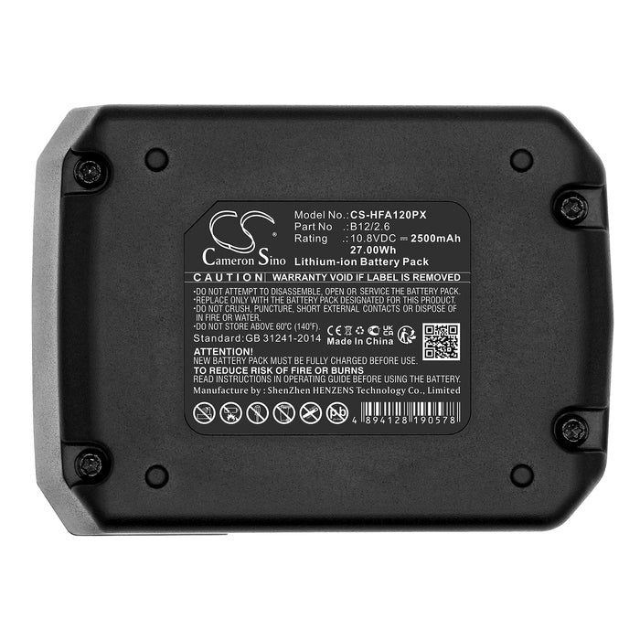 CS-HFA120PX : Battery for HILTI PM 40-MG, PR 2-HS A12, PR 30-HVS A12 and others - Replaces HILTI B12/2.6, B12/4.0, 2077977