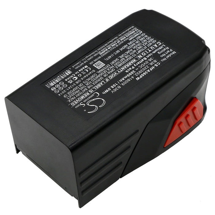 CS-HFA360PW : Battery for HILTI TE6-A36, TE6-A Li, WSR36-A - Replaces HILTI B36, 2203932, 418009 and others