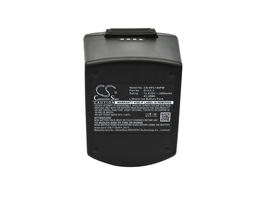 CS-HFC140PW : Battery for HILTI SFC14-A, SFH140A, SIW14-A and others - Replaces HILTI B14/3.3