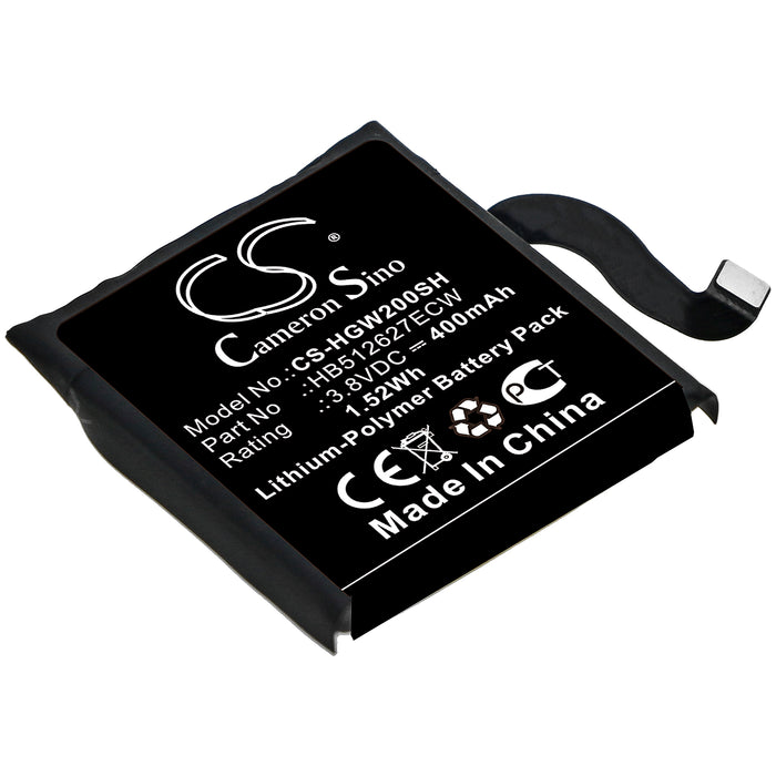 CS-HGW200SH : Battery for Huawei Watch 2 4G, Watch 2 Pro 4G - Replaces Huawei HB512627ECW