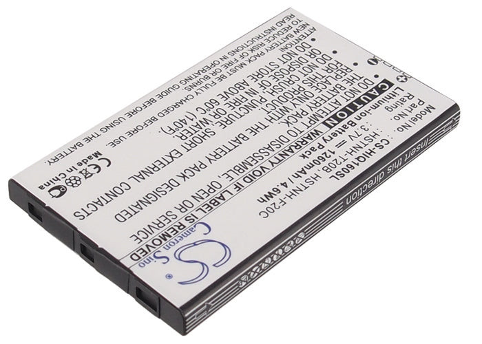 CS-HIQ160SL : Battery for HP iPAQ Voice Messenger, Silver, iPAQ 530 - Replaces HP HSTNH-T20B, HSTNH-F20C, HSTNH-T20B-S and others