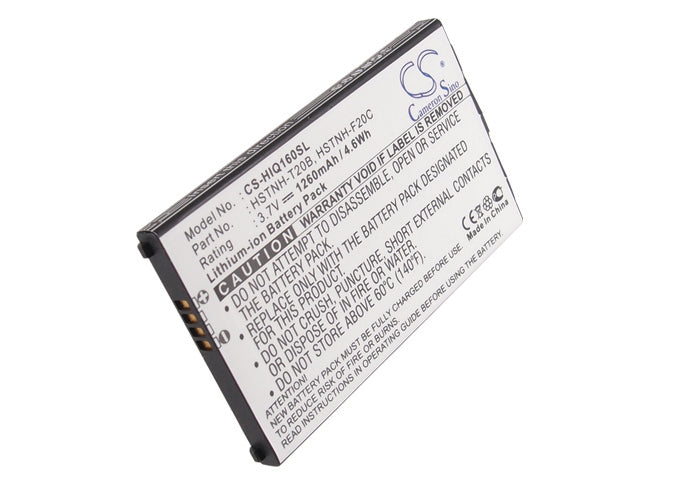 CS-HIQ160SL : Battery for HP iPAQ Voice Messenger, Silver, iPAQ 530 - Replaces HP HSTNH-T20B, HSTNH-F20C, HSTNH-T20B-S and others