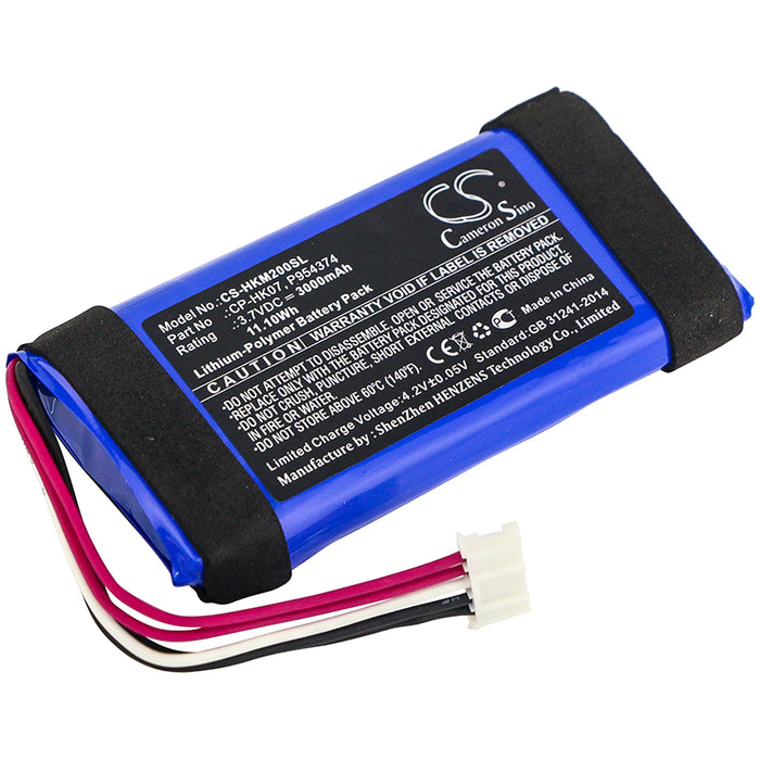 CS-HKM200SL : Battery for Harman/Kardon Onyx Mini - Replaces Harman/Kardon CP-HK07, P954374