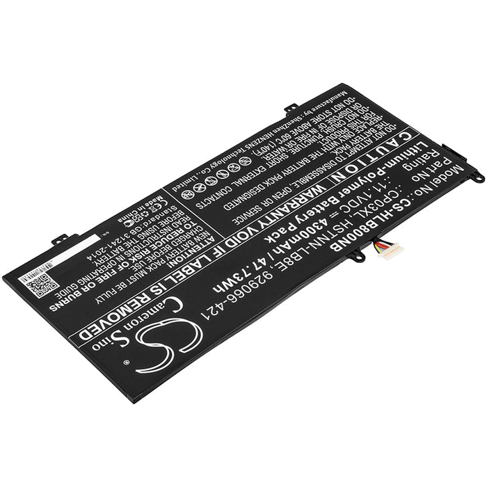 CS-HLB800NB : Battery for HP Spectre x360 13 Convertible, Spectre x360 Convertible, Spectrex360 Convertible 13 and others - Replaces HP CP03XL, CP03060XL, HSTNN-LB8E and others