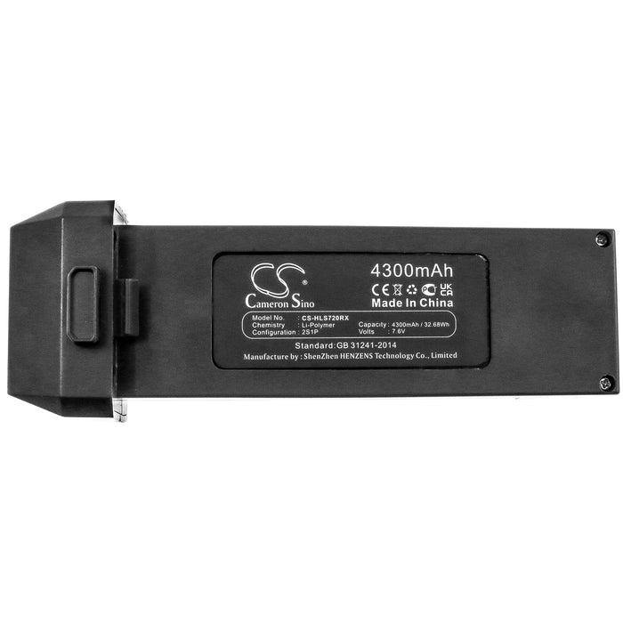 CS-HLS720RX : Battery for Holy Stone HS720, HS720E - Replaces Holy Stone SF8333106