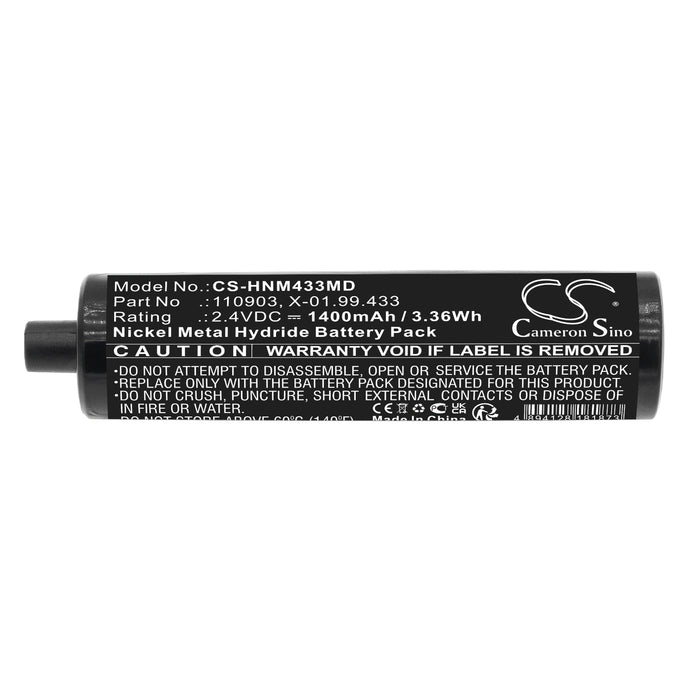 CS-HNM433MD : Battery for Heine NicaTron, Nicatron NC, Nicatron N - Replaces Heine 110903, X-01.99.433