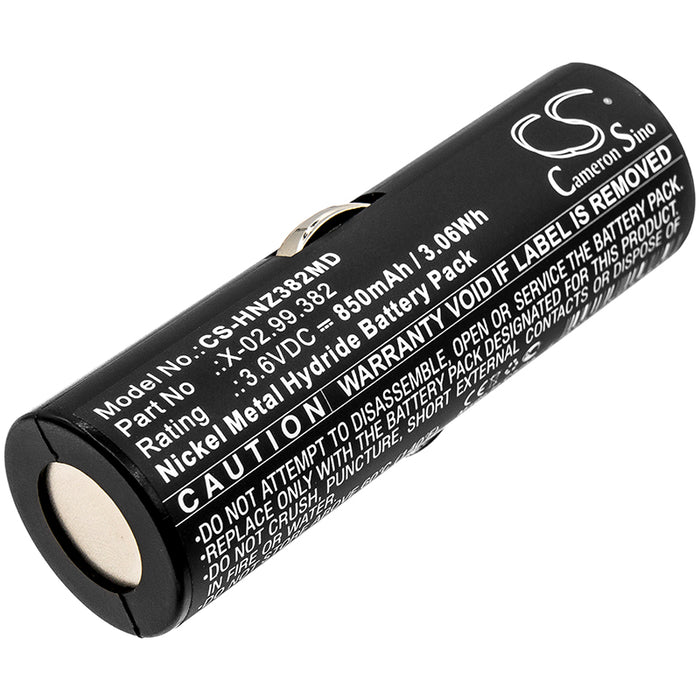 CS-HNZ382MD : Battery for Heine Beta Handles, ophthalmoscope Beta 200, ophthalmoscope Beta 200s and others - Replaces Heine X-02.99.382, BATT/110904-A1, X-02.99.380 and others