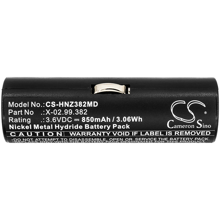 CS-HNZ382MD : Battery for Heine Beta Handles, ophthalmoscope Beta 200, ophthalmoscope Beta 200s and others - Replaces Heine X-02.99.382, BATT/110904-A1, X-02.99.380 and others