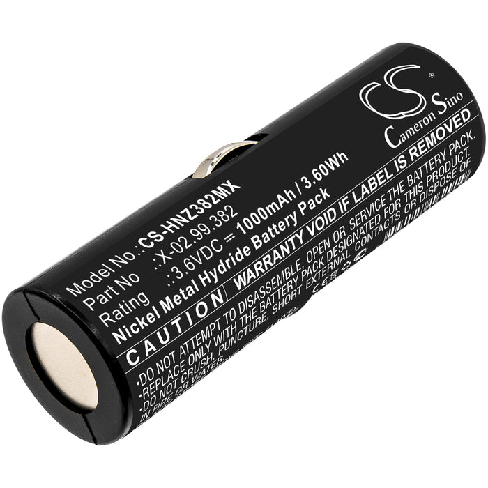 CS-HNZ382MX : Battery for Heine Beta Handles, ophthalmoscope Beta 200, ophthalmoscope Beta 200s and others - Replaces Heine X-02.99.382, BATT/110904-A1, X-02.99.380 and others